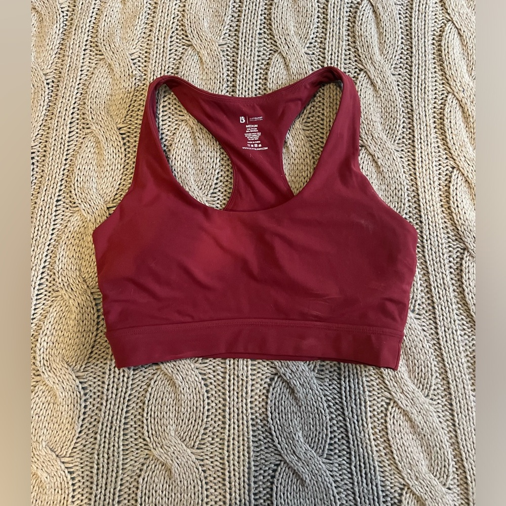 Bathbunny, solar bra, vineyard red